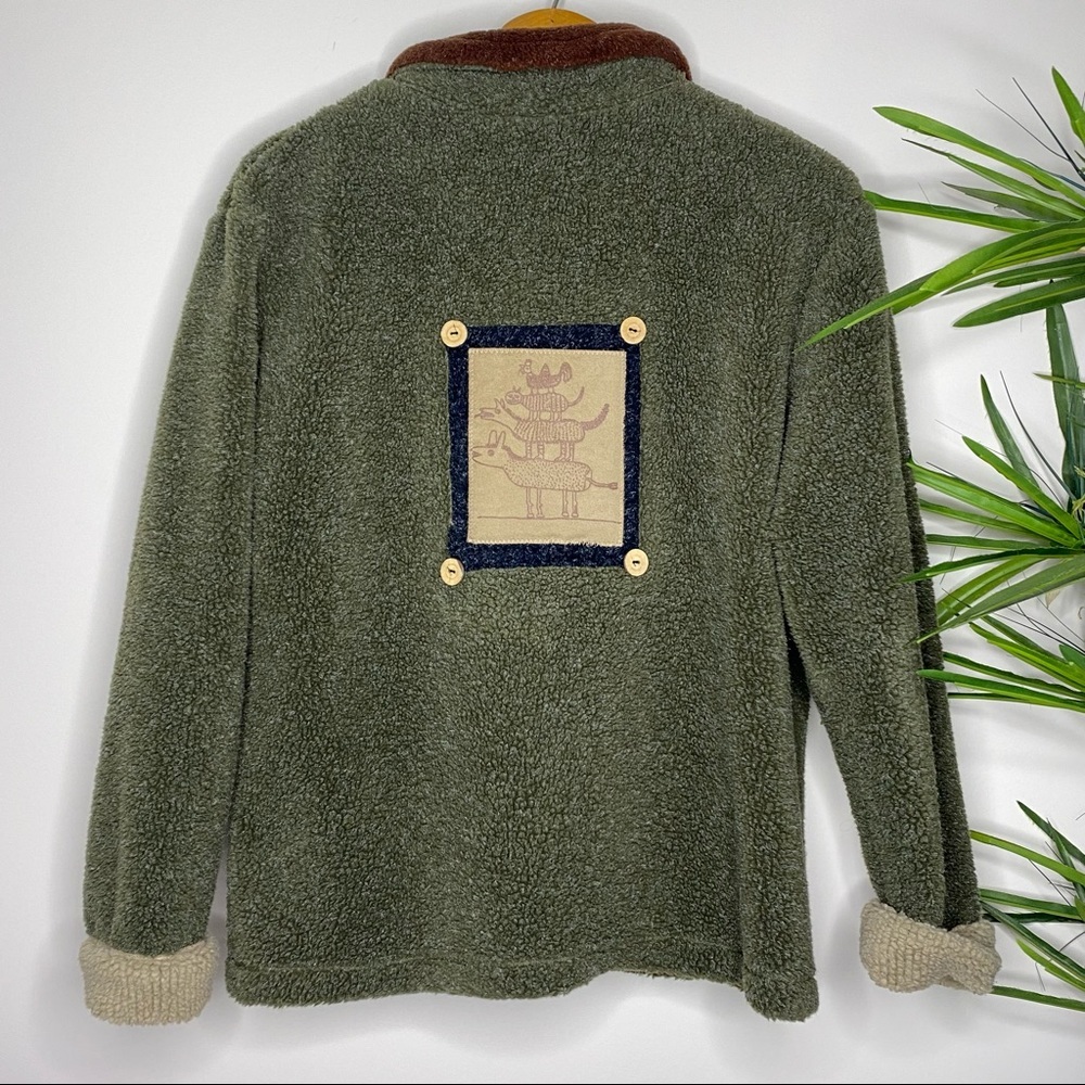 K.D. Spring Button Down Jacket; Size M - image 8